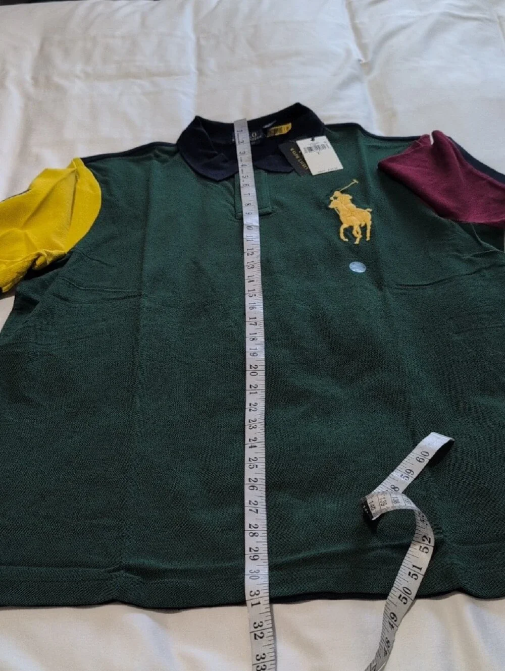 Polo by Ralph Lauren Classic Colorblock Green Polo Shirt